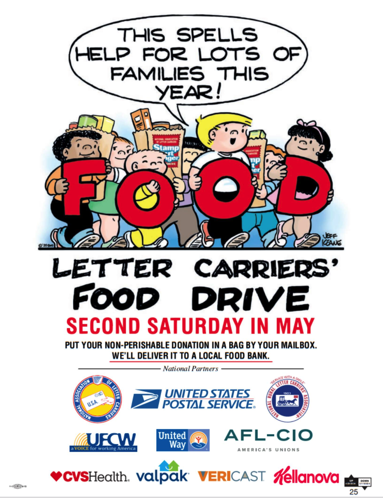 Letter Carriers' Food Drive...